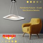 Pendente Future - S Led 18w Branca Neutra