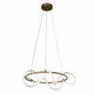 Pendente Led 35w 2700k Kotel Metal e Silicone Dourado 60cm Mais Luz