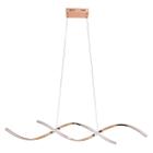 Pendente Led 35W 3000K 2450LM Rose Gold 110CM Bivolt Nitrolux