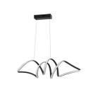 Pendente Led 70cm Preto Mesa Gourmet Sala De Jantar Quarto - Nordecor