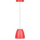 Pendente Led Vermelho 9w Branca Fria Bivolt Kian