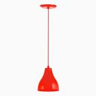 Pendente Loft Pequeno Vermelho Dital