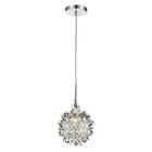 Pendente Luminária De Cristal Praga Lavabo Cabeceira Cama Cristal