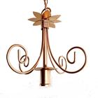 Pendente Luminária Lustre Decoração 1 Lâmpada Rose Gold ferro artesanal teto design ouro rose