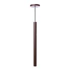 Pendente Luminária Tubo Marrom 50 Cm - Iluminar Ambiente