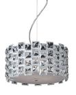 Pendente Lustre Atlanta De Cristal Para Led 30Cm