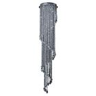 Pendente Lustre Hemera Espiral Cristal Para Led 27 X 123 Cm