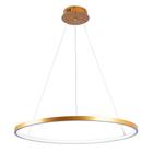 Pendente Lustre Led Moderno 1 Aro Arco Anel Atenas 60Cm 29W