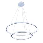 Pendente Lustre Led Moderno 2 Aros Arcos Anéis 40Cm E 60Cm - Esquilos Shop