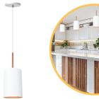 Pendente Lustre Luminária Veneza Branco - Iluminar Ambiente