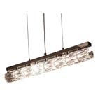 Pendente Lustre Réia De Cristal Para Led 61 X 11 Cm