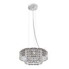 Pendente Milano Cristal RD 30x12,5cm 6 Luzes - Bronzearte