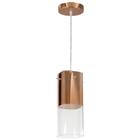 Pendente Mirage Cobre e Transparente Bronzearte