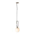 Pendente mob 20x48cm 1-e14 yd001 pret/dour bela - Bella Iluminacao