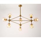 Pendente Nordecor Jabuticaba 10 Lampadas - Bronze 2070 - Bocal: 10*E27 - IP20 - - MBLED