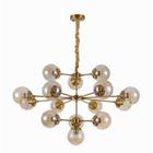 Pendente Nordecor Jabuticaba 15 Lampadas - Bronze 2129 - Mbled