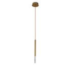 Pendente Nordecor Led Pean 3W 3000K 2518 - Dourado Fosco 3W / 225lm