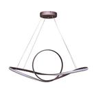 Pendente Nordecor Led Wari D1326 - Marrom - 3000K 49W