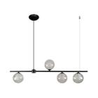 Pendente Orbit Preto 4 Globos PHD1539 Studioluce + 4x LED G9 BF ST2395