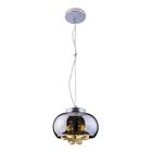 Pendente/Plafon Em Vidro E Cristal Attractive 21Cm G9 Lustre - Startec