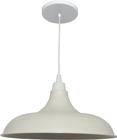 Pendente Prato Branco Diametro 32cm