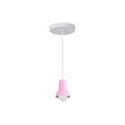 Pendente Spot Kids Quarto Infantil Rosa 1 Lâmpada - Set Iluminação