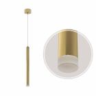 Pendente Tubo Dourado LED 5w Luz Quente DCD02159D Sindora St2970