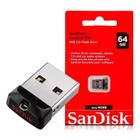 Pendrive 64gb Sandisk Cruzer Fit Sdcz33-064g-g35 Usb 2.0