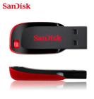 Pendrive Usb Sandisk 2.0 128Gb Cruzer Blade Preto E Vermelho