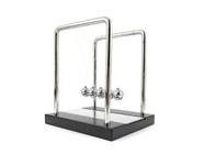 Pendulo De Newton Grande Clássico Decoração Enfeite de Casa Mesa Escritório Sala Quarto Espelhado