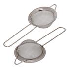 Peneira Aço Inox 8x20cm Redonda Luxo Utensílio de Cozinha