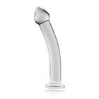 Penetrador Anal de Vidro 17x3,5cm Transparente - Glass Romance - Lovetoy