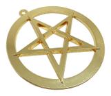 Pentagrama Esotérico Estrela de 5 Pontas Talismã Místico de Proteção