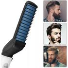 Pente Escova Elética Alisador Para Barba cabelo Masculino