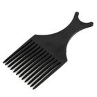 Pente Garfo Bellesa Para Cabelo Afro E Cacheado Preto