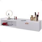 Penteadeira Camarim Decor Suspensa Mesa Bancada Cantinho Maquiagem Porta Nicho Decoração Quarto Luxo RPM