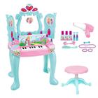 Penteadeira Infantil Sonho Princesa Piano E Acessorios Dm - Dm Toys