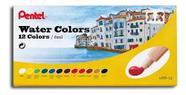 Pentel Water Colors - Tinta Aquarela Tubo - 12 Cores