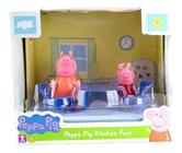 Peppa Pig Cenário Cozinha Com bonecos Mamãe Pig E Peppa - Sunny