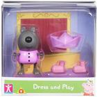 Peppa pig figura com roupinhas sunny