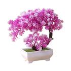 Pequeno Árvore De Bonsai Artificial Plástico Flor Sala Mesa Decoração Casa Casamento Jardim - others