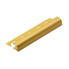 Perfil de Alumínio para Acabamento 10mm X 1,2cm Bourbon Golden Matte Viscardi - caixa com 5 Unidade - Dourado Fosco