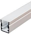 Perfil de Alumínio Sobrepor Baby Branco 10x13mm Kit 3 barras de 1 metro