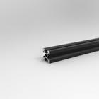 Perfil Estrutural em Alumínio 20x20 V-Slot Openbuilds Preto - Canal 6mm c/ 300mm