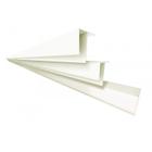 Perfil F Polifort 8mm x 3cm x 3,00m (Barra) Branco