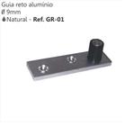 Perfil - Guia - GR-01 - Tipo Reto de Aluminio 9mm Cor Natural