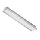 Perfil LED Embutir Branco Para Gesso 1m 19W/m Branco Quente 3000K 12V Mister LED