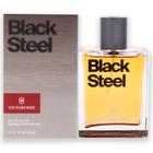 Perfume Aço Negro para Homens - 3,113ml Spray EDT
