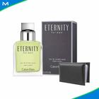 Perfume Eternity For Men Masculino EDT 100ml Com Carteira Guarda Nota Cartão Bolso