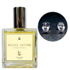 Perfume Feminino Heure Intime + Brinco Prata Coração